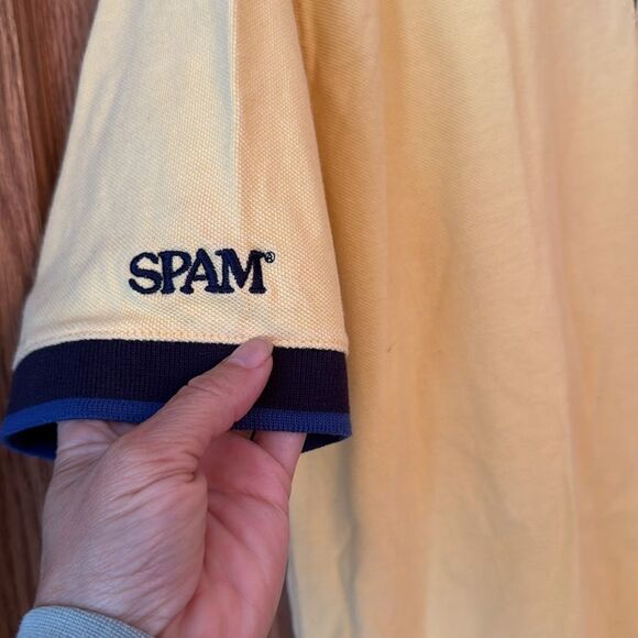 SPAM Vintage Outer Banks Polo Shirt Spam Embroidery - Picture 3 of 10